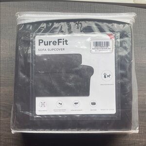 PureFit Chocolate Sofa Slipcover